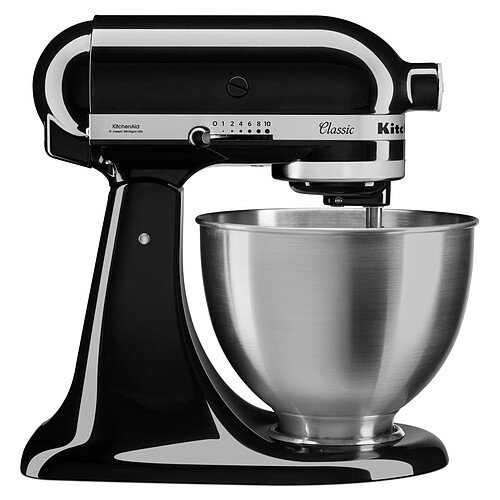 KitchenAid Classic 5K45SSEOB staande mixer - zwart menager-plus