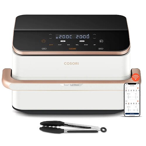Cosori Dual Blaze TwinFry Chef Edition - Wit menager-plus
