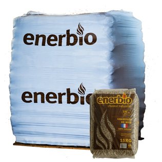 Enerbio houtpellets – Pallet met 66 zakken van 15 kg menager-plus